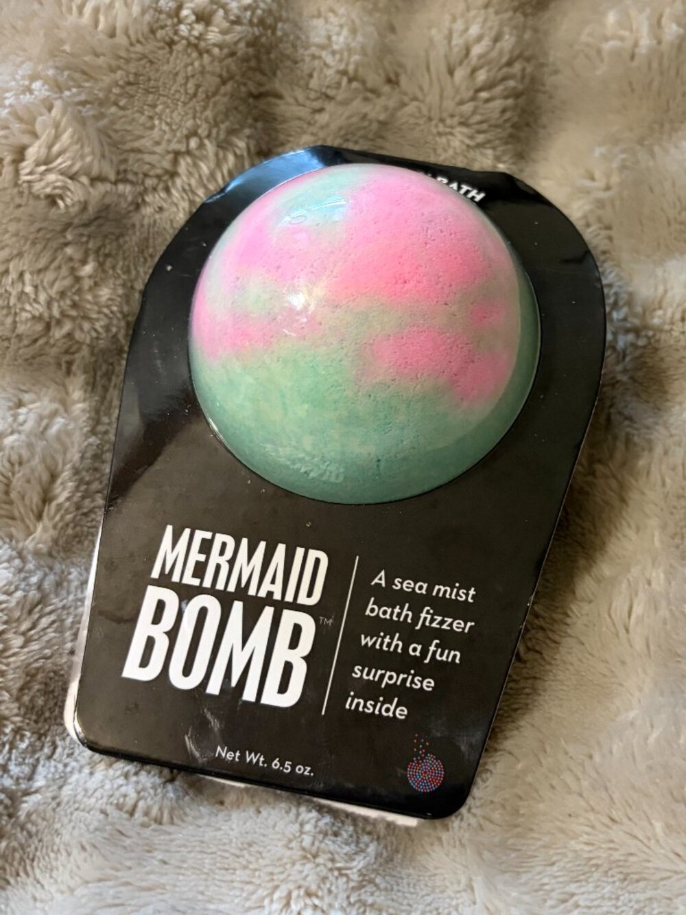 Da Bomb Bath Fizzers Mermaid Sea Mist Bath Fragrance with Hidden Surprise
